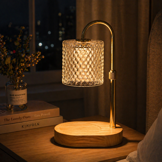 Aurora Glass Candle Warmer Lamp