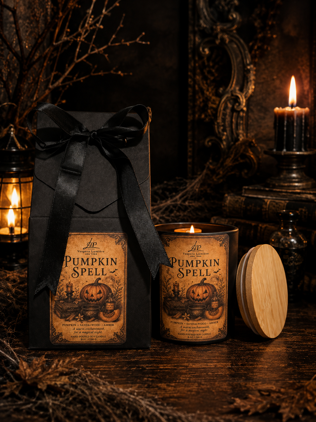 Pumpkin Spell Candle