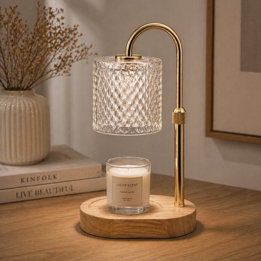Aurora Glass Candle Warmer Lamp