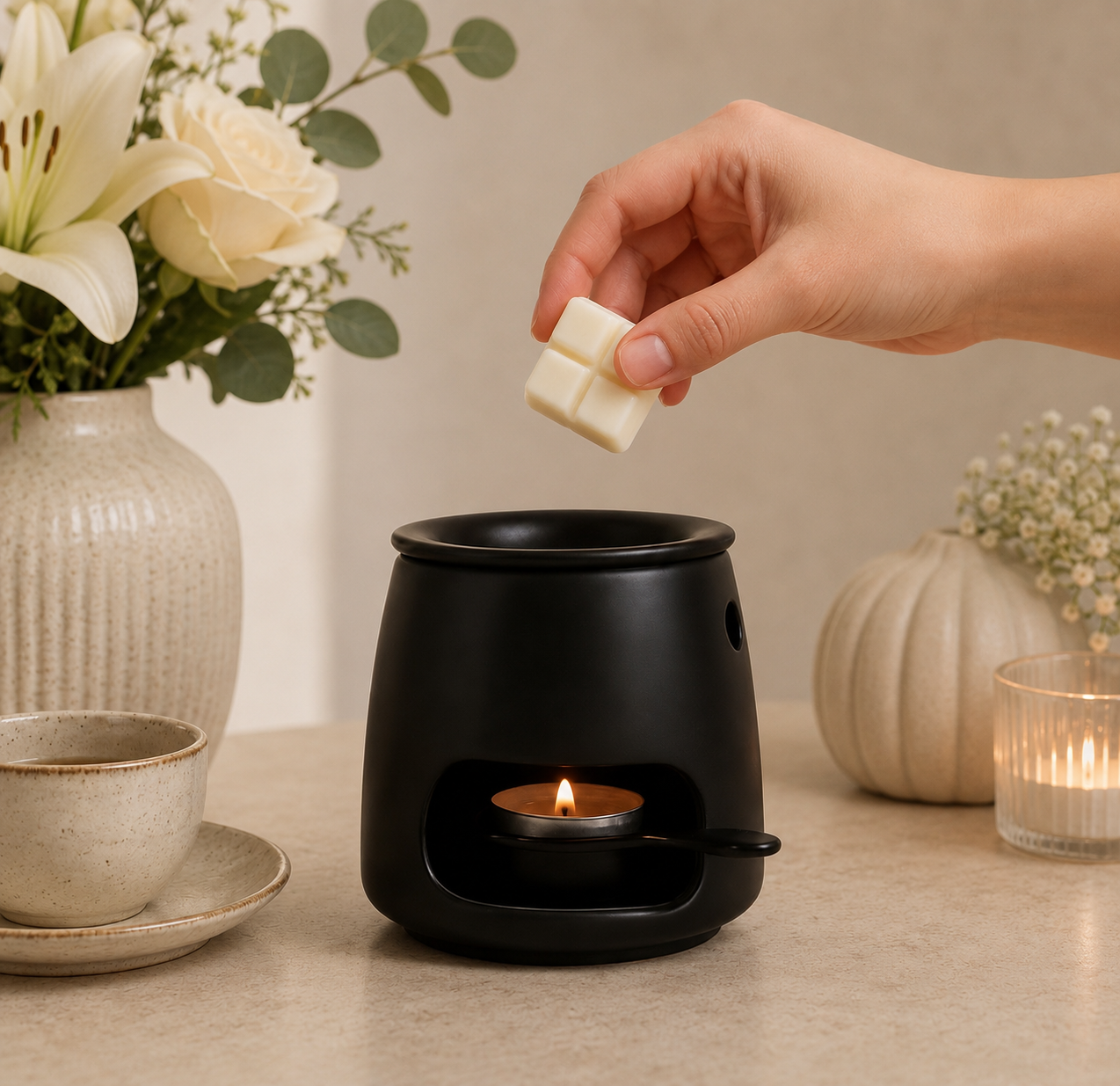 The Grotto Ceramic Wax Melt Burner