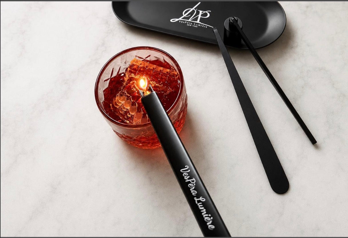 Luxury Rechargeable Candle Lighter | Flameless USB Lighter | Matte Black