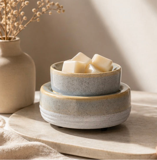 Sienna Ceramic Electric Wax Melt Warmer | 3-in-1 Home Fragrance Decor