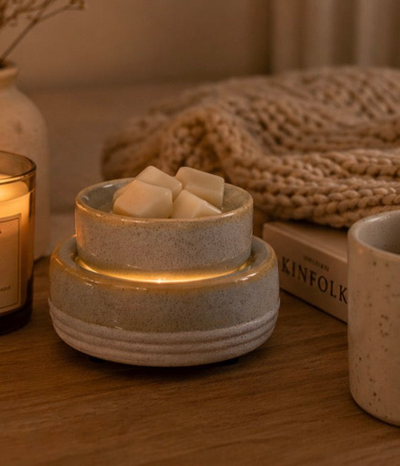 Sienna Ceramic Electric Wax Melt Warmer | 3-in-1 Home Fragrance Decor